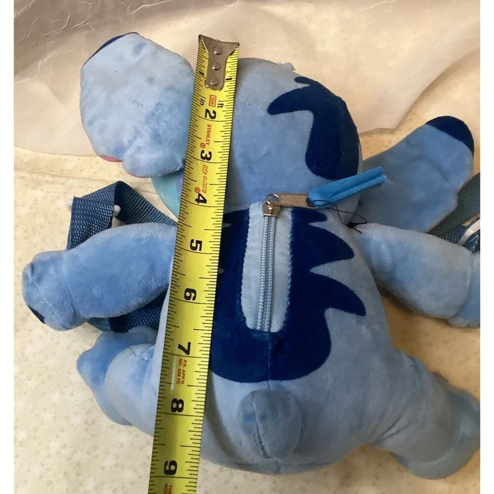Stitch (Lilo) Disney Plush Zippered Crossbody Bag Adjustable Strap Zipper Pouch